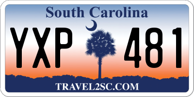 SC license plate YXP481