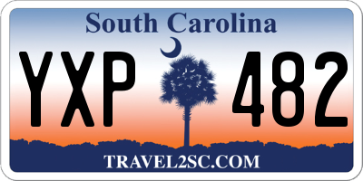 SC license plate YXP482