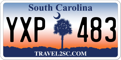 SC license plate YXP483