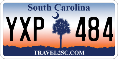 SC license plate YXP484