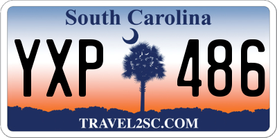 SC license plate YXP486