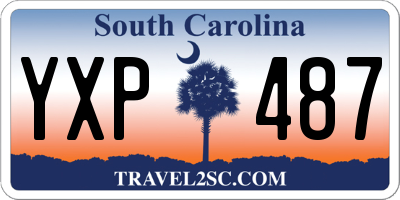 SC license plate YXP487