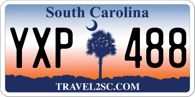 SC license plate YXP488