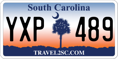 SC license plate YXP489