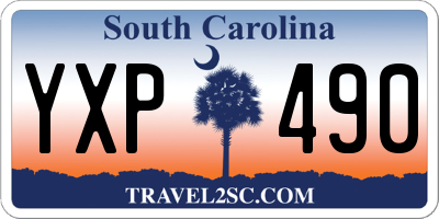 SC license plate YXP490