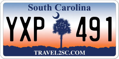 SC license plate YXP491
