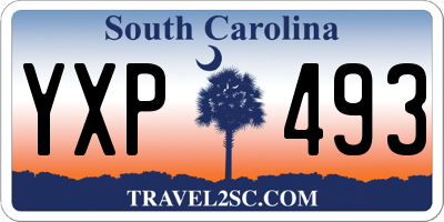 SC license plate YXP493