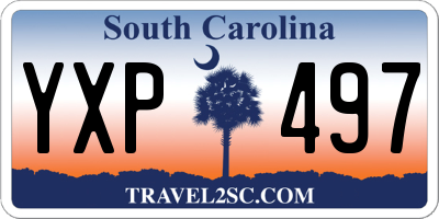SC license plate YXP497