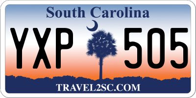 SC license plate YXP505