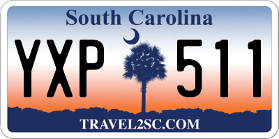 SC license plate YXP511