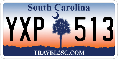 SC license plate YXP513
