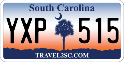 SC license plate YXP515