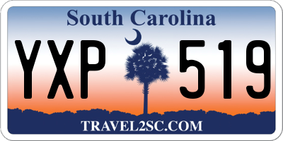 SC license plate YXP519