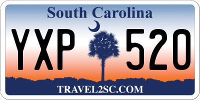 SC license plate YXP520