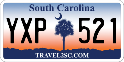 SC license plate YXP521