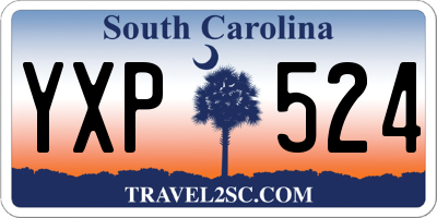 SC license plate YXP524