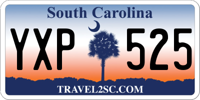 SC license plate YXP525