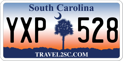 SC license plate YXP528