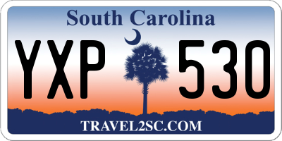 SC license plate YXP530