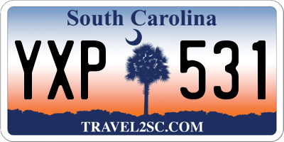 SC license plate YXP531