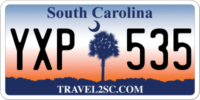 SC license plate YXP535