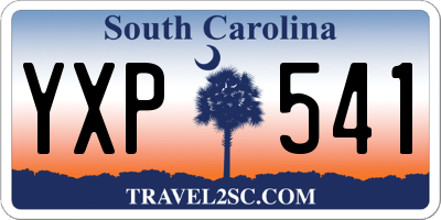 SC license plate YXP541