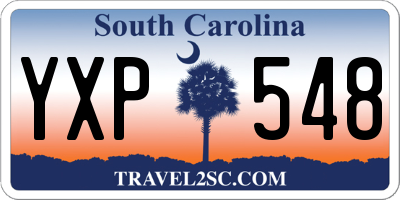 SC license plate YXP548