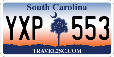 SC license plate YXP553
