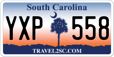 SC license plate YXP558