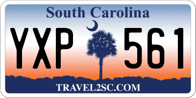 SC license plate YXP561
