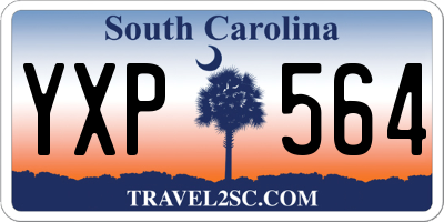 SC license plate YXP564