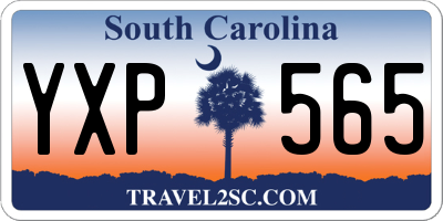 SC license plate YXP565