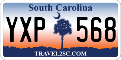 SC license plate YXP568