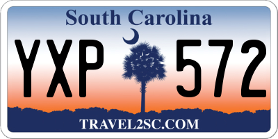 SC license plate YXP572