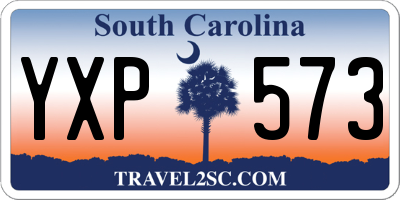 SC license plate YXP573