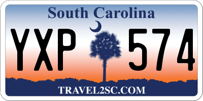 SC license plate YXP574
