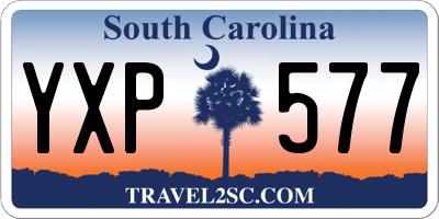 SC license plate YXP577