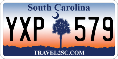 SC license plate YXP579
