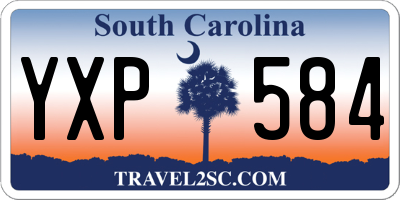 SC license plate YXP584