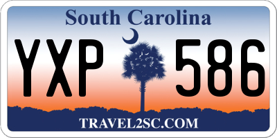 SC license plate YXP586