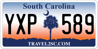 SC license plate YXP589