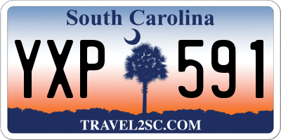 SC license plate YXP591