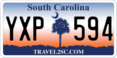 SC license plate YXP594