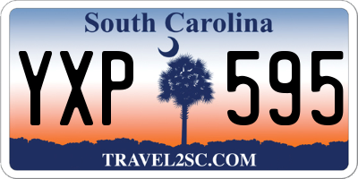 SC license plate YXP595