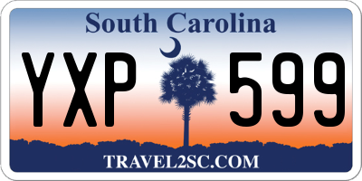 SC license plate YXP599