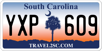 SC license plate YXP609