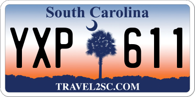 SC license plate YXP611