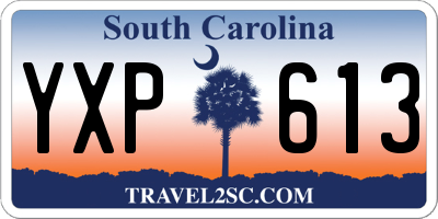 SC license plate YXP613