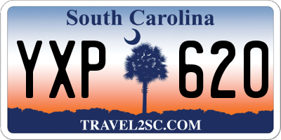 SC license plate YXP620