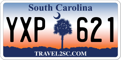 SC license plate YXP621